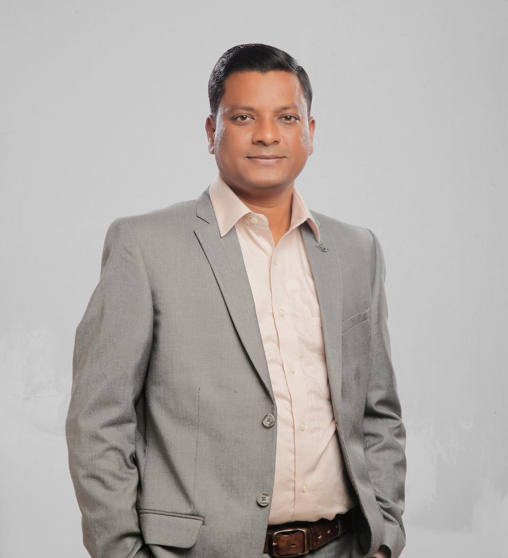 Portrait of Shyam Kamble, Country Director of The Exodus Road India Foundation